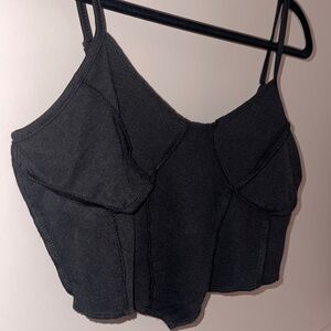 Black crop top
